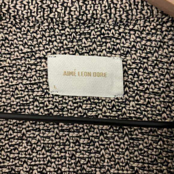 Aime Leon Dore | Textured Zip Shirt | Men's Size L - Picture 4 of 7